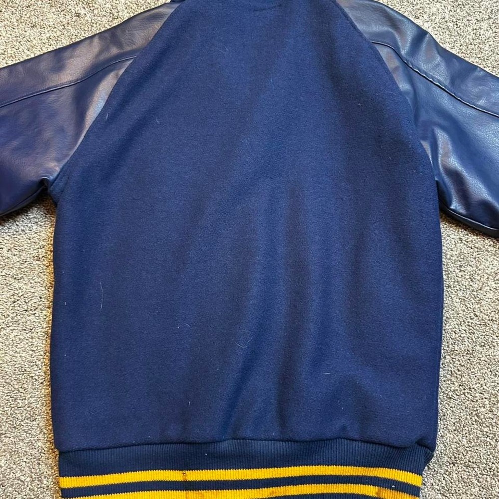 Vintage 1970s varsity preppy letterman jacket size large - Picture 3 of 4